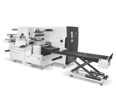 Flat bed die cutting machine
